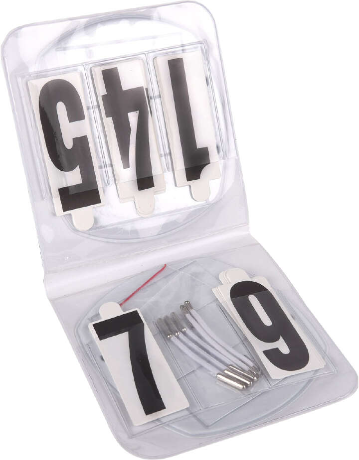 KANTRIE Kopfnummern Set oval